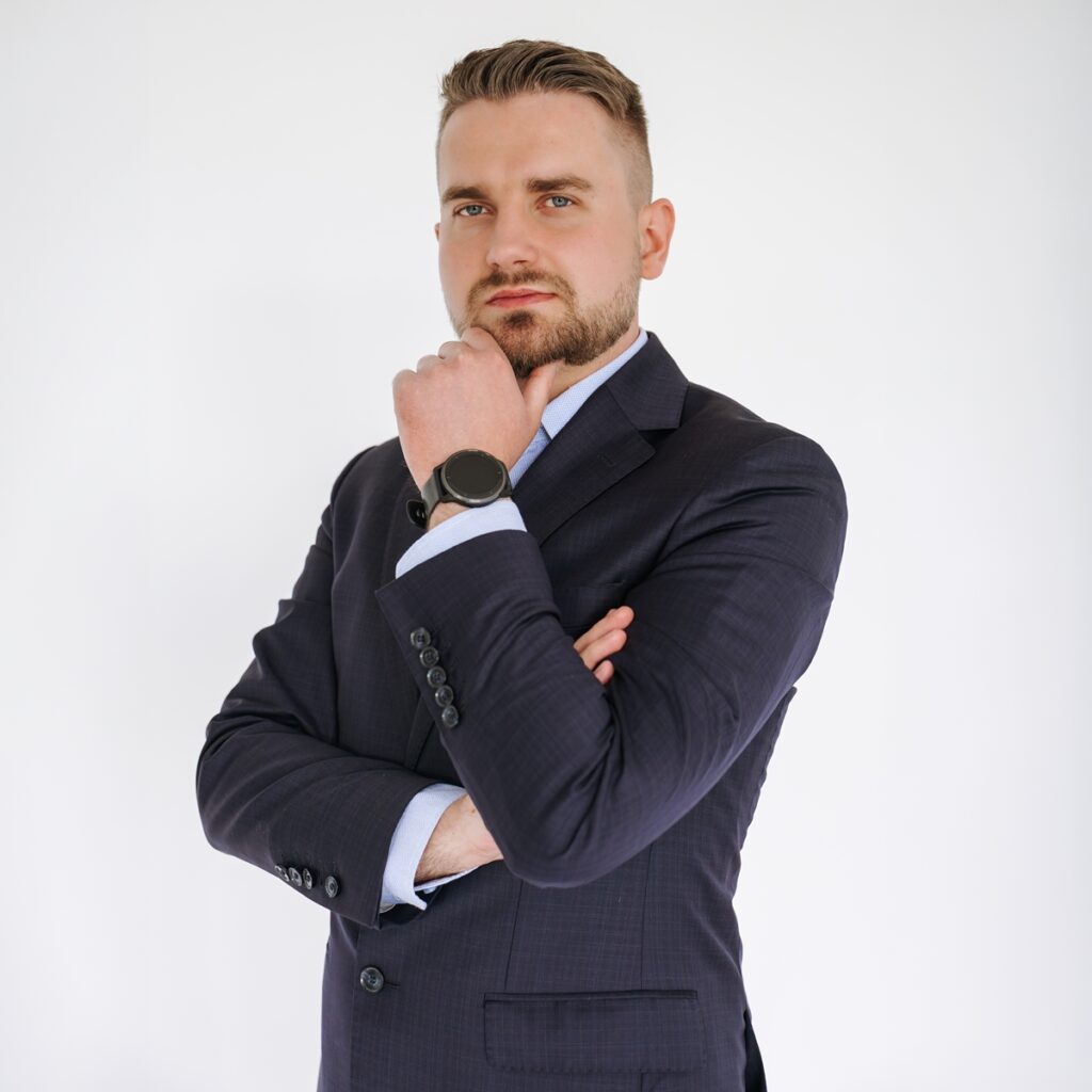Specjalista ds. charakterystyki energetycznej podczas sesji wizerunkowej